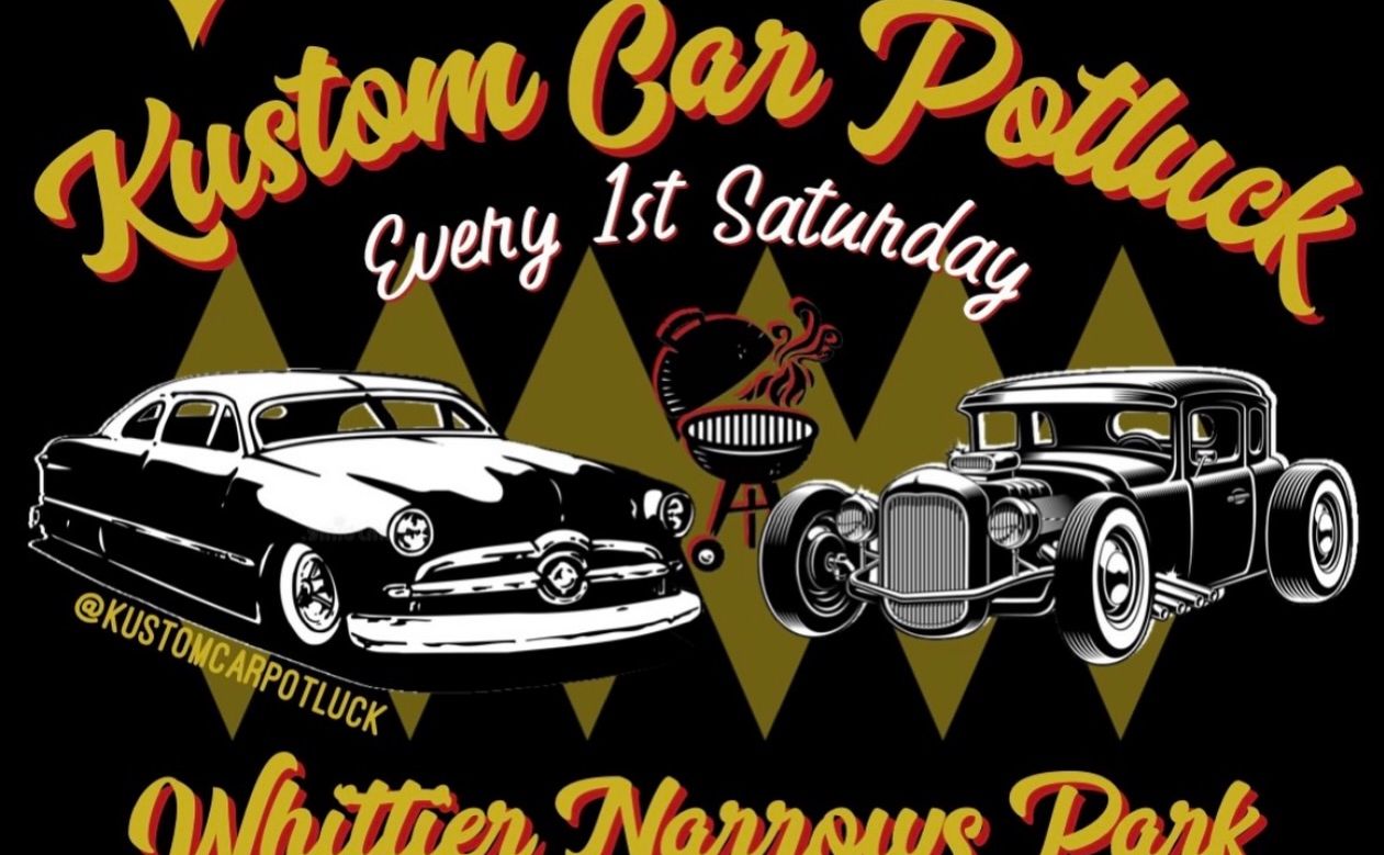 Kustom Car Pot Luck Meet Up partial flyer